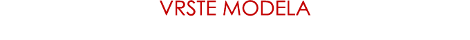 VRSTE MODELA