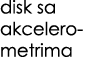 disk sa akcelero metrima