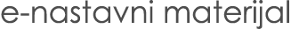 e nastavni materijal